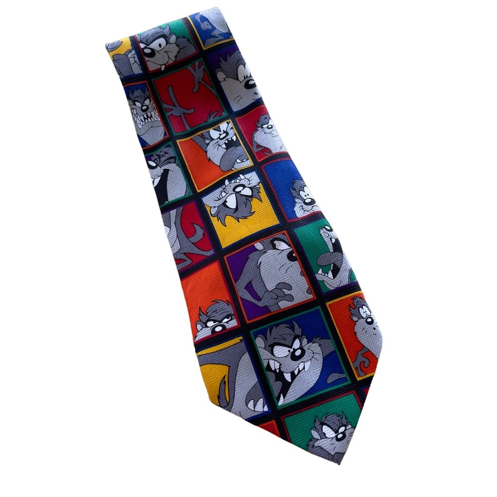 Tazmanian Devil Neck Tie 100% Polyester